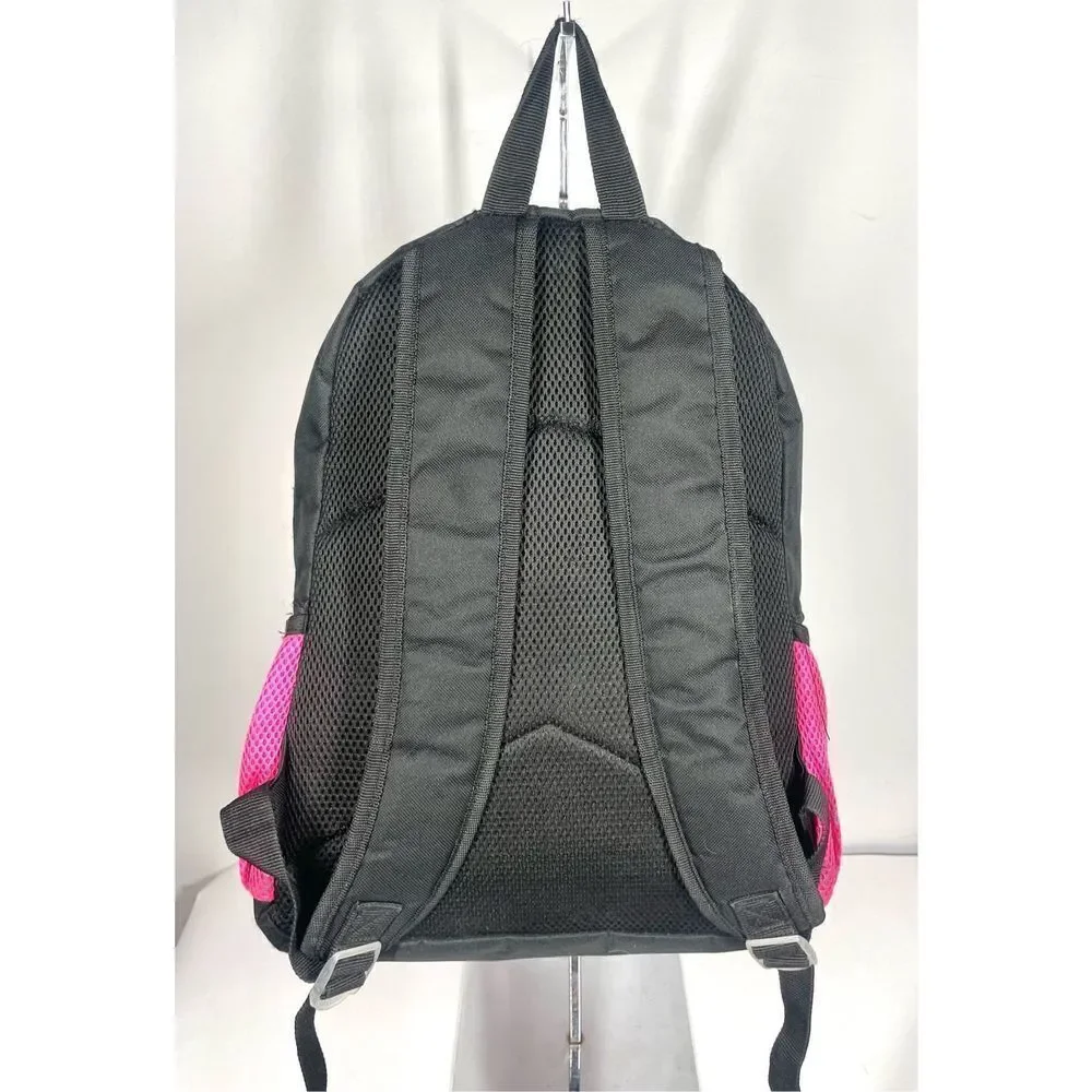 Kensie Girl Kitty Ears Sequin Pink Iridescent Computer Laptop Backpack Rare